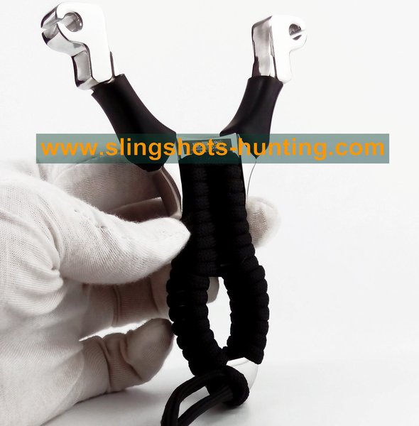 Classical Design Slingshot Outdoor Hunting For Sport 2 Bands - Click Image to Close