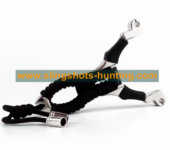 Classical Design Slingshot Outdoor Hunting For Sport 2 Bands - Click Image to Close