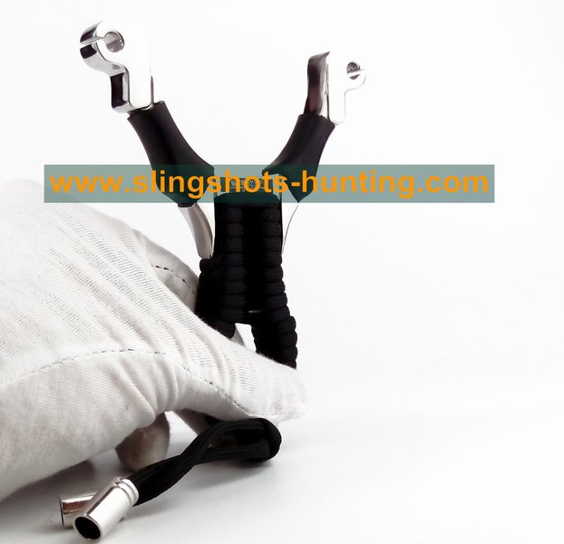 Classical Design Slingshot Outdoor Hunting For Sport 2 Bands - Click Image to Close