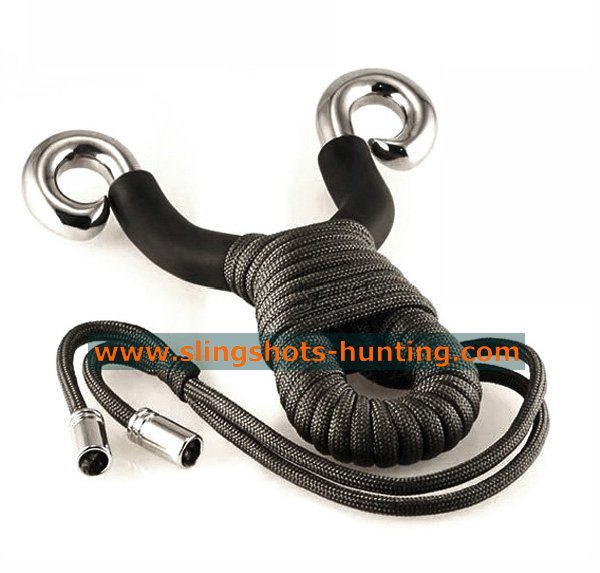 Professional Hunting Slingshot Hunter Tool 4 Bands Outdoor Hunting Tool - Click Image to Close