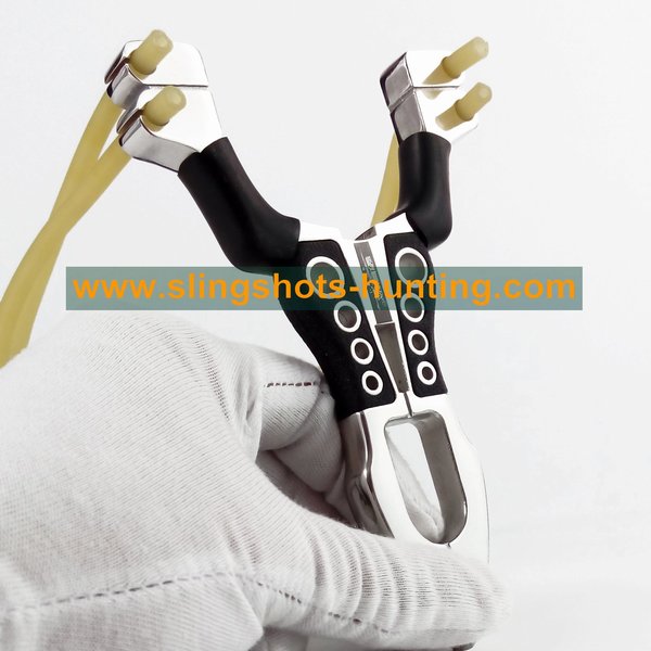 Professional Slingshot Sport Hunting Catapult Launcher 2/4 Bands Powerful - Click Image to Close