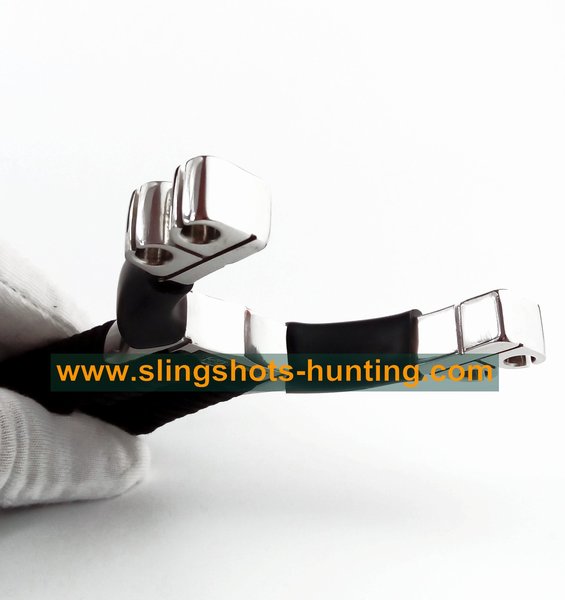 Classically designed dual purpose slingshot hunting catapult launcher - Click Image to Close