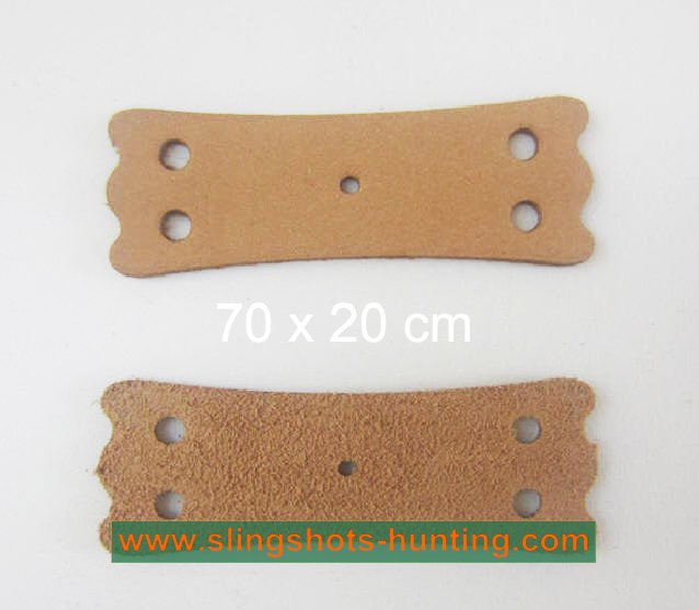 Slingshot Replacement Leather Pouch Calfskin For Band 4 Pack - Click Image to Close