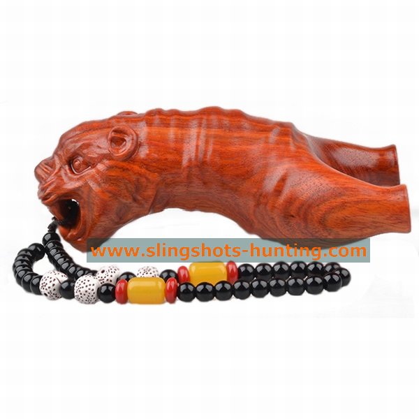 High Quality Wooden Slingshot Handmade Tiger Pocket Catapult - Click Image to Close
