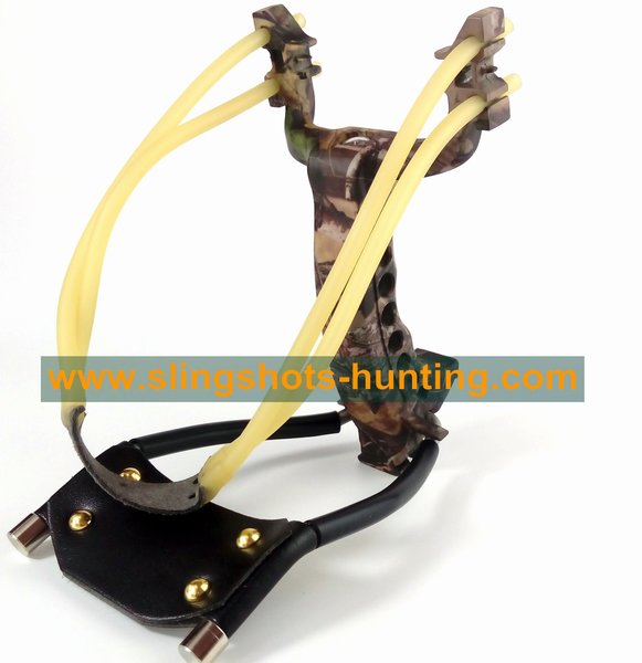 Camouflage Slingshot for Hunting 2/4 Bands accuracy Powerful - Click Image to Close