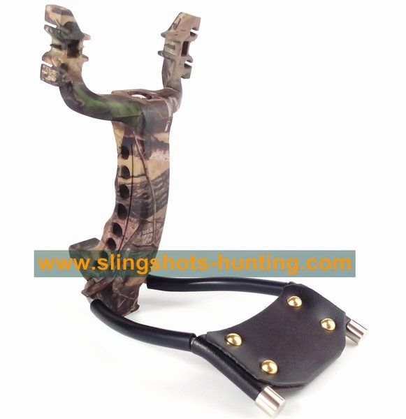 Camouflage Slingshot for Hunting 2/4 Bands accuracy Powerful - Click Image to Close