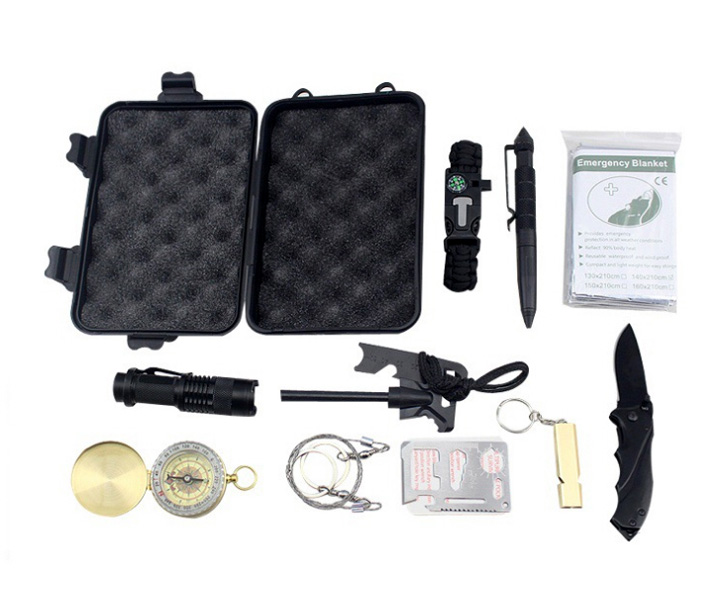 Survival Kit For Emergency With Survival Bracelet - Click Image to Close