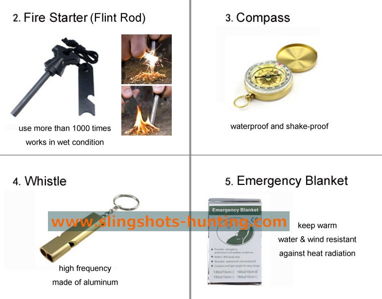 Outdoor Emergency Tools Survival Kit For Hunting - Click Image to Close