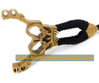 Professional Slingshot Hunting Hunter Shot Skull Design Dual-Use 2/4 Bands