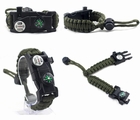 Survival Bracelet Multi-function Tools Kit On Wrist