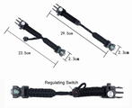 Survival Bracelet Multi-function Tools Kit On Wrist